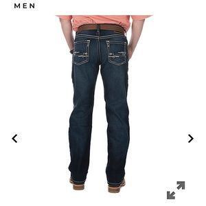 Ariat M4 Adkins Round Up Men's Low Rise Stretch Boot Cut Jeans